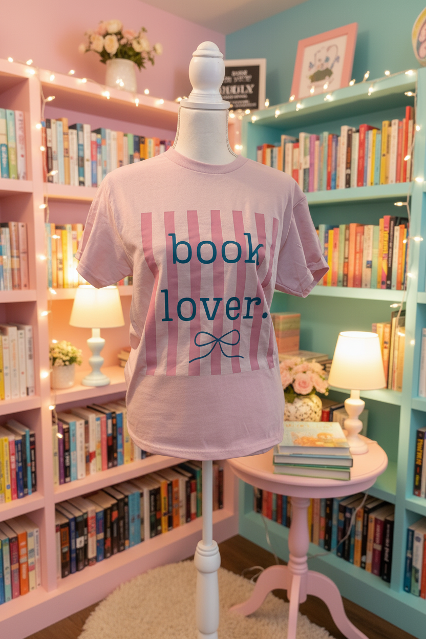 Book Lover - Cozy Bookshelf Background